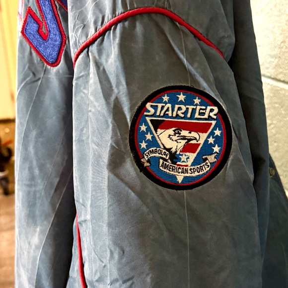 90s Starter New York Giants Authentic Pro Line Satin Jacket XL